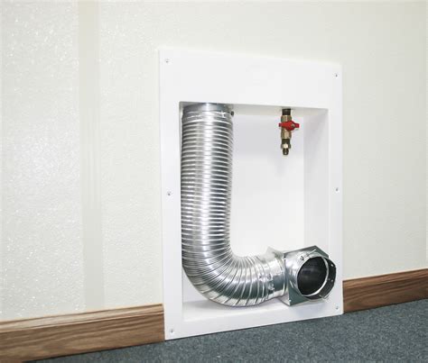 dryer vent electric box|dryer vent recessed wall box.